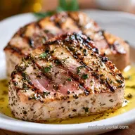 Sicilian Grilled Tuna Steaks for 4