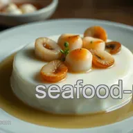 Silky Steamed Egg Tofu with Scallops & Maitake Mushrooms - Easy Recipe for 2