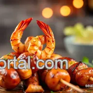 My Family's Favorite Sizzling Shrimp and Sausage Skewers Delight: A Quick Marinade Recipe