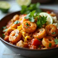 Slow Cooker Fiesta Chicken Shrimp Easy Burrito Bowl