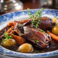 Duck neck SlowBraised with Red Wine for a Soulful Dinner