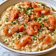 Creamy Smoked Salmon Risotto
