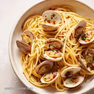 Spaghetti Alle Vongole Clam Pasta for 4