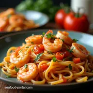 Speedy Shrimp pasta recipe easy Tomato Bliss in 20