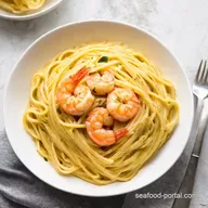 Easy Seafood Pasta Perfection Shrimp Scampi Linguine