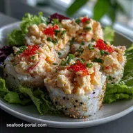 Spicy Crab Salad Sushi with Crispy Rice: 20 Min Treat