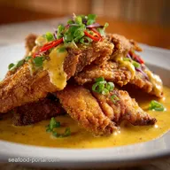 Spicy Southern Fried Catfish With Mustard Sauce: Crisp Tangy Dinner