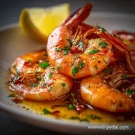 Spicy Garlic Butter Head on Shrimp Recipe Gambas al Ajillo Style