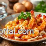 Easy Saut&eacute;ed Prawns with Spicy Garlic Sauce: A Fiery Family Favorite!