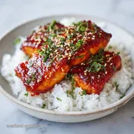 Spicy Salmon Rice Bowl in 30 Minutes