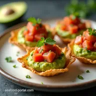 Spicy Tuna Avocado Wonton Crisps Fish Snacks Sorted