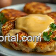 Easy & Flavorful Spicy Tuna Egg Cakes with Honey Mustard Sauce