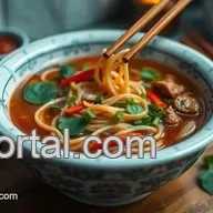 My Easy & Flavorful Spicy Udon Noodle Soup with Thai Basil and Fresh Veggies