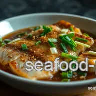 My Grandmother's Easy Steamed Sea Bass Recipe with Ginger Scallions
