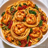 SunDried Tomato Shrimp Pasta for 4