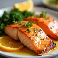 Sunshine Orange Glazed Salmon A Zesty Delight