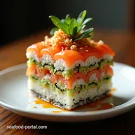 Sushi Cake Recipe Layered Sushi Extravaganza