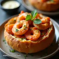 The Krakens Bounty Stuffed Seafood Bread Bowl Recipe