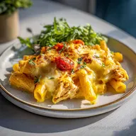 Recipe for Tuna Bake with Pasta and Cheese