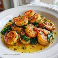 Creamy Tuscan Butter Shrimp in 25 Minutes with Spinach: Pan-Seared
