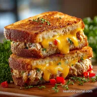The Ultimate Crispy Tuna Melt Recipe Grilled Cheese Masterpiece