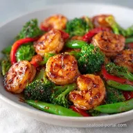 Wok Seared Shrimp Stir Fry for 6