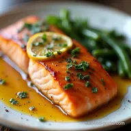 Effortless Baked Salmon with Zesty Lemon Dijon Sauce 25 Mins