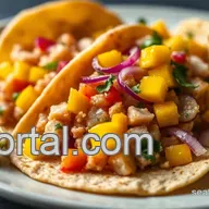 Easy Zesty Tuna Taco Recipe: Vibrant Tacos with Mango Salsa
