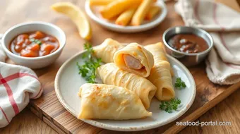 Bake Fish Pastry Rolls - Tasty & Quick Snack