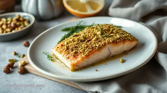 Bake Salmon with Pistachio Crust in 20 Min