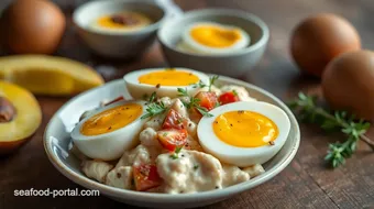 Boiled Eggs Creamy Delightful Salad