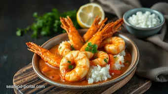 Cook Prawns in Spicy Coconut Sauce recipe card