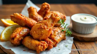 Bake Chicken Wings with Old Bay Flavor