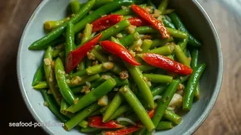 Easy & Flavorful Stir Fried Snow Peas: My Family's Favorite Recipe recipe card