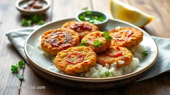 Fried Prawns & Cauliflower Crispy Cutlets