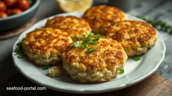 Deliciously Baked Crab Cakes Recipe: My Family's Favorite Herb-Glazed Delight recipe card
