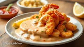 Fried Shrimp with Spicy Creamy Sauce