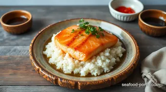 Miso Recipe with Salmon Belly & Tofu Delight recipe card