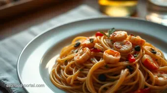 Easy Seafood Pasta: My Ocean's Bounty Linguine Recipe recipe card