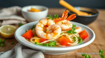 Quick Prawn Salad with Zesty Dressing