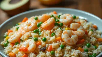 Savory Shrimp Fried Rice Recipe: My Go-To for Quick Dinners recipe card