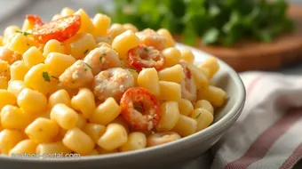 Seafood Mac and Cheese Recipe: Easy, Cheesy Delight for Dinner! recipe card