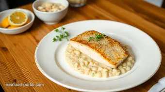 Seared Sea Bass with Lobster Risotto