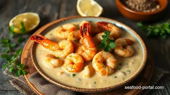 Sautéed Prawns in Creamy Coconut Sauce