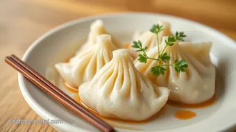 Steam Prawn Dumplings with Ginger Flavor