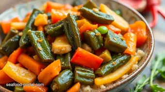 Stir-Fried Sea Cucumbers with Garlic Delight recipe card