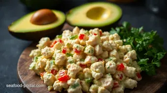 Delicious Tunacado Recipe: A Creamy Avocado and Tuna Delight recipe card