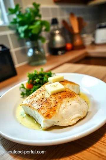 Air Fryer Chilean Sea Bass with Lemon Herb Butter steps