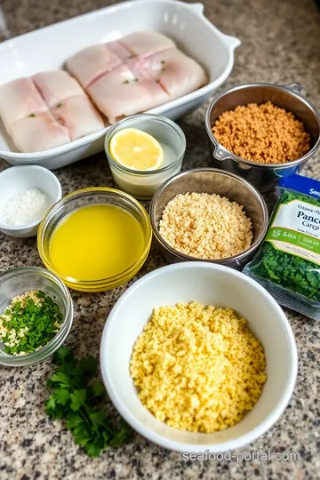 Air Fryer Herb-Crusted Sea Bass ingredients