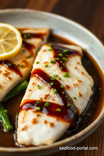 Miso Sea Bass Recipe presentation